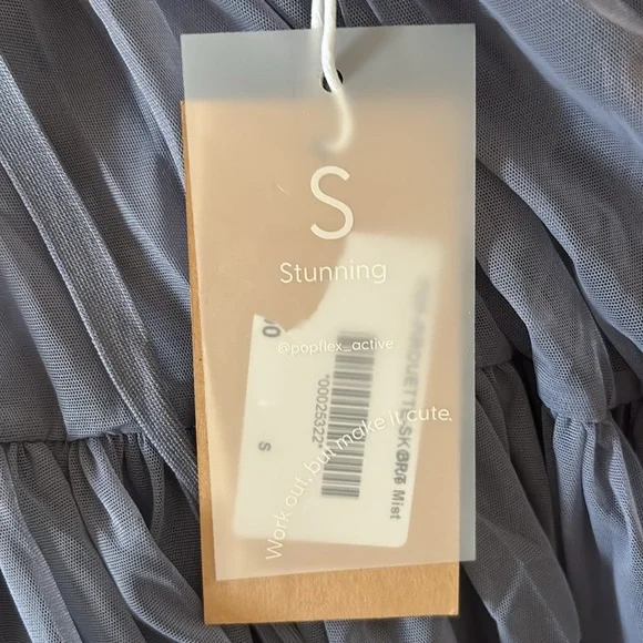 POPFLEX NWT Pirouette Skort in blue mist size small - Picture 4 of 8